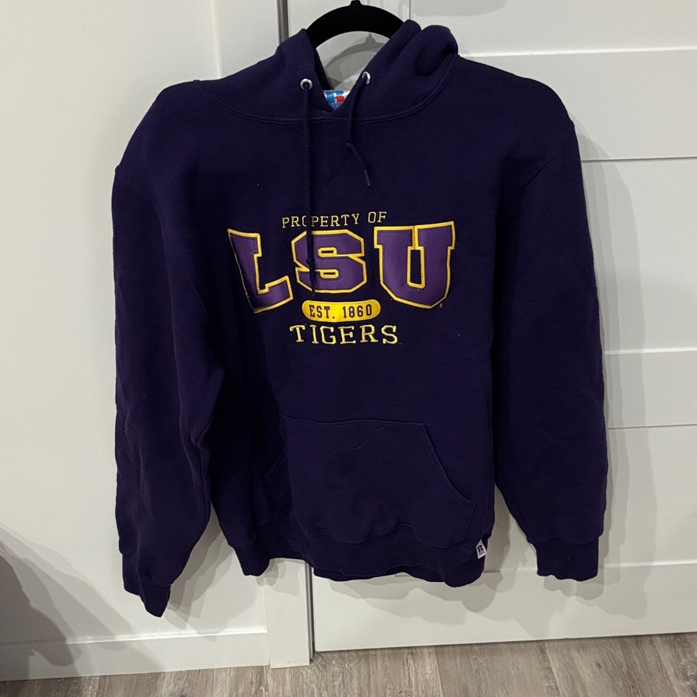 Russell Athletic Purple LSU Tigers Hoodie